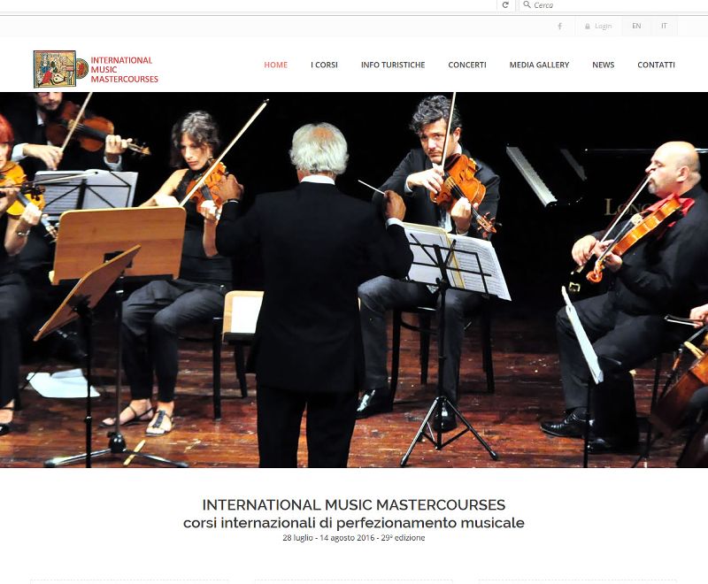 INTERNATIONAL MUSIC MASTERCOURSES corsi internazionali di perfezionamento musicale
