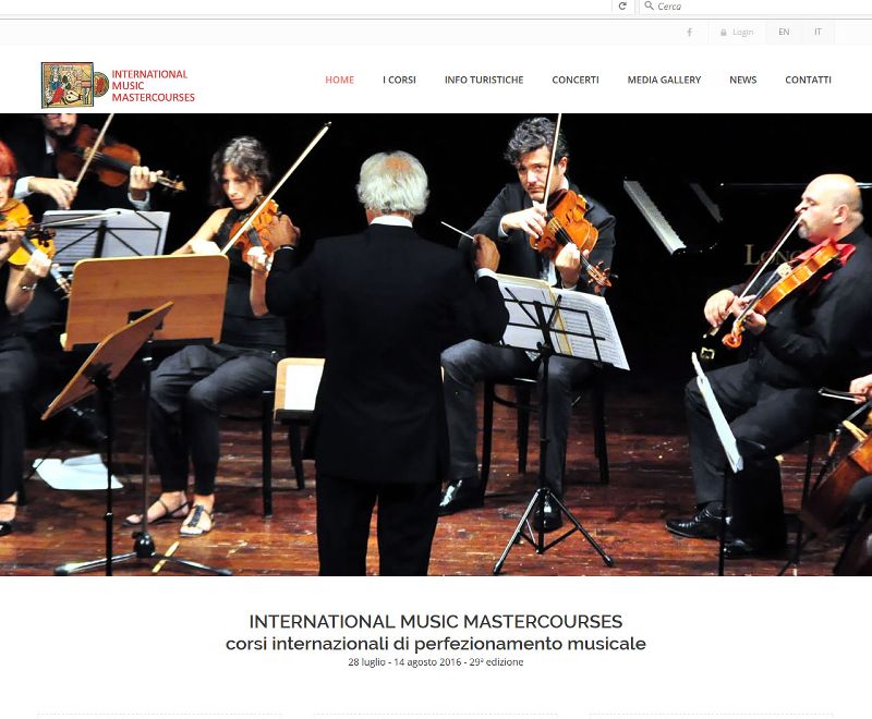 INTERNATIONAL MUSIC MASTERCOURSES corsi internazionali di perfezionamento musicale INTERNATIONAL MUSIC MASTERCOURSES corsi internazionali di perfezionamento musicale