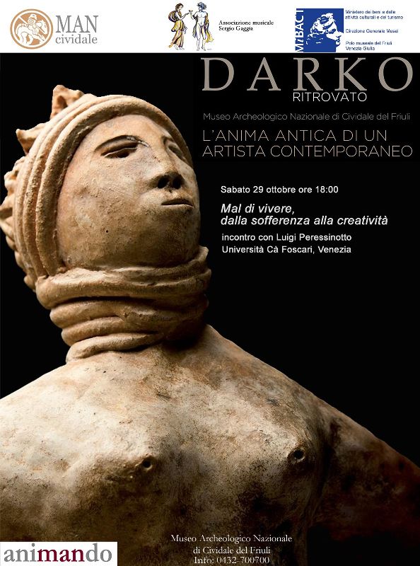 DARKO RITROVATO. L ''ANIMA ANTICA DI UN ARTISTA CONTEMPORANEO