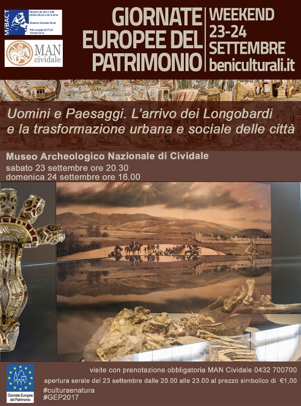 Museo Archeologico Nazionale Cividale, Giornate Europee del Patrimonio 2017