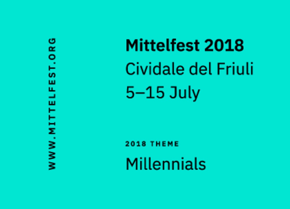 MITTELFEST dal 5 al 15 luglio 2018 MITTELFEST dal 5 al 15 luglio 2018