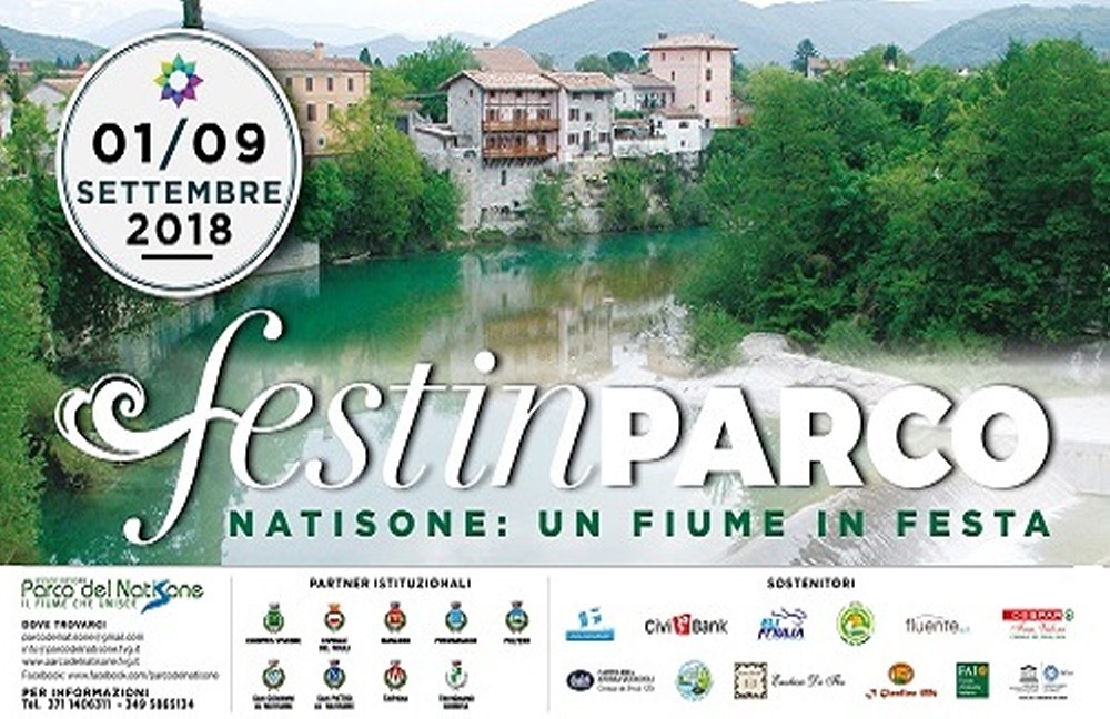 Dal 1 al 9 settembre 2018: FestinPARCO - NATISONE: UN FIUME IN FESTA