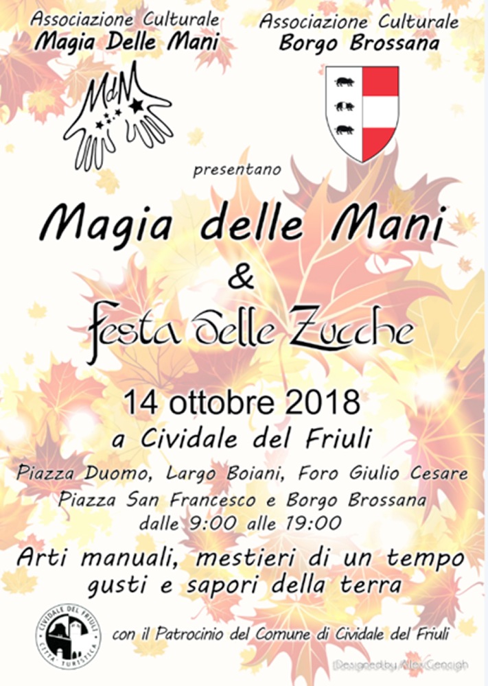 Cividale del Friuli: Magia delle Mani e Festa delle zucche - 14 ottobre 2018
