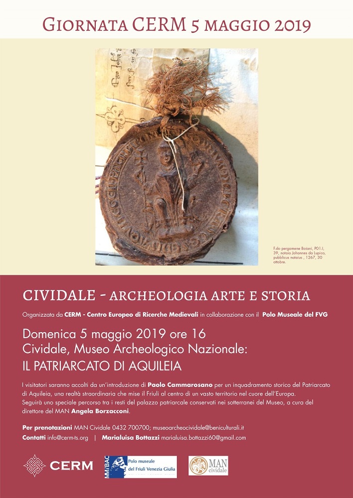 Domenica 5 maggio - PATRIARCATO DI AQUILEIA