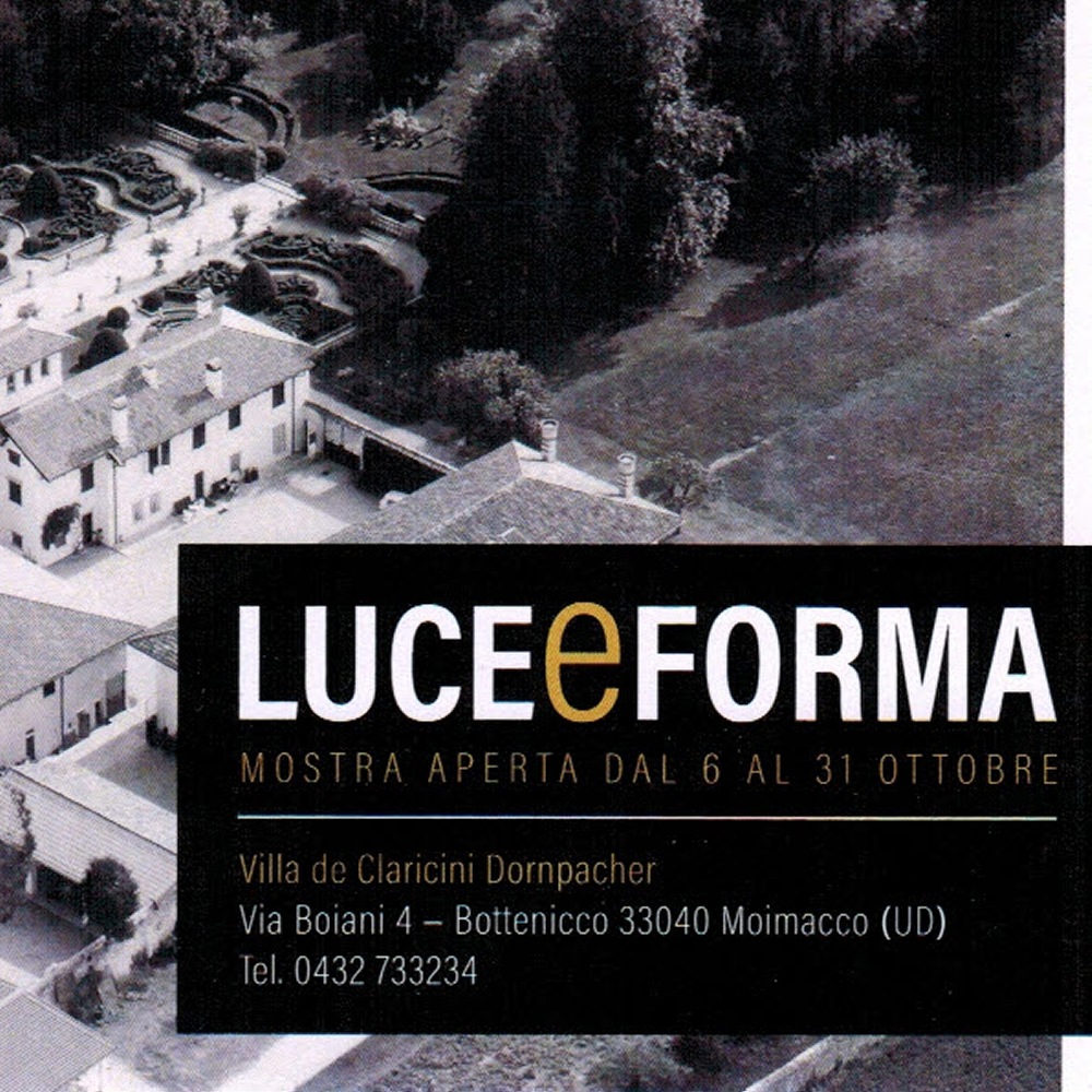 Villa de Claricini - LUCE E FORMA dell'artista Albino Stulin dal 6 al 31 ottobre