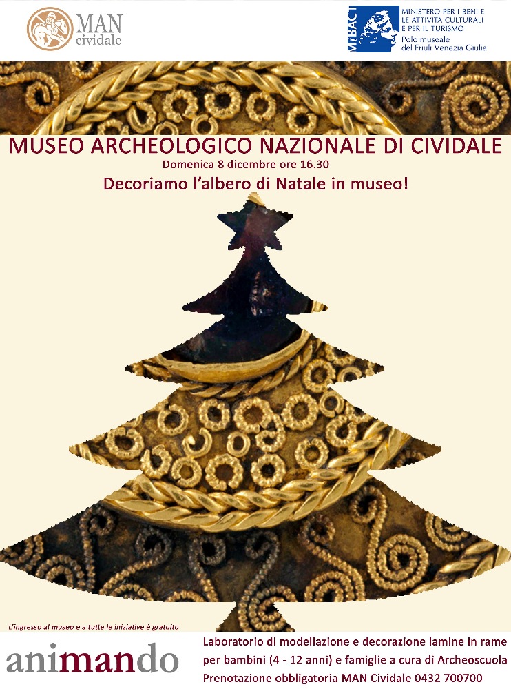 Domenica 8 dicembre DECORIAMO L''ALBERO DI NATALE IN MUSEO!