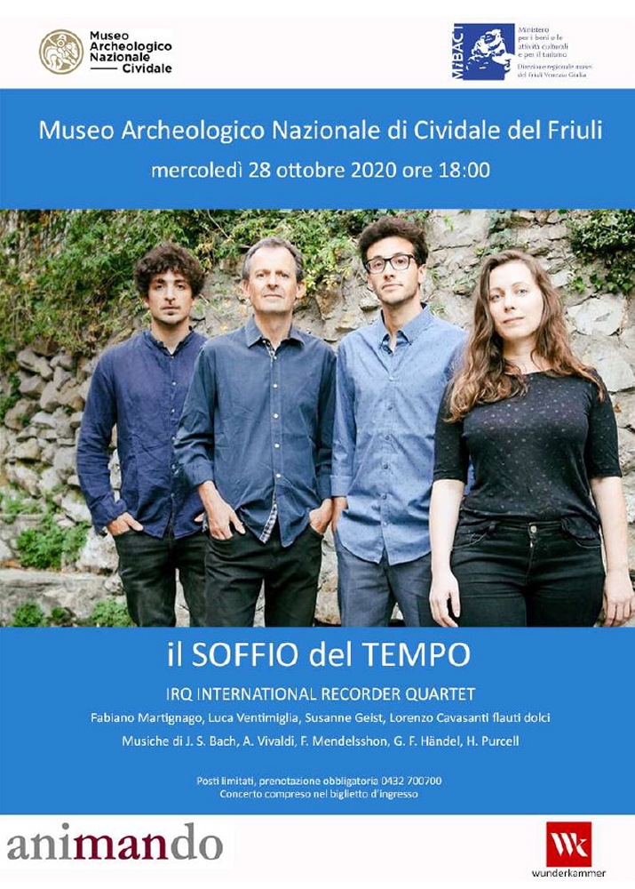 MAN Cividale - Mercoledì 28 ottobre. IL SOFFIO DEL TEMPO