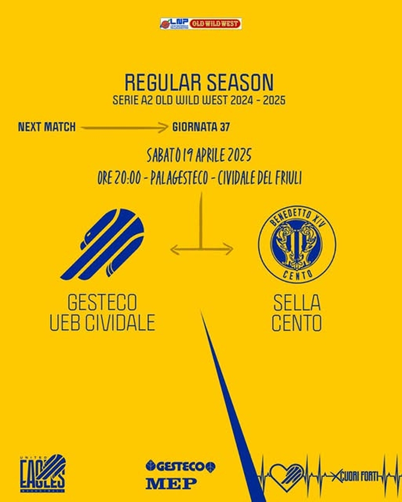 UEB GESTECO CIVIDALE - SELLA CENTO