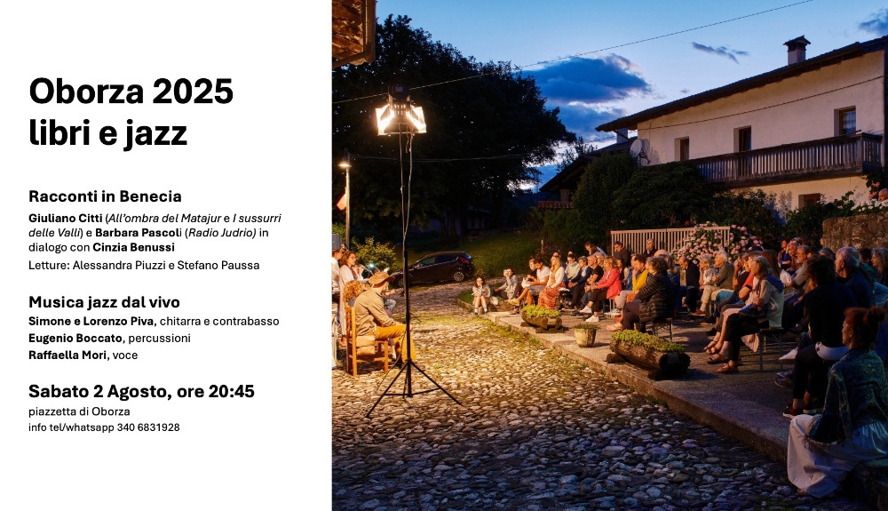 Oborza 2025: libri e jazz nella magia della Valle del Judrio