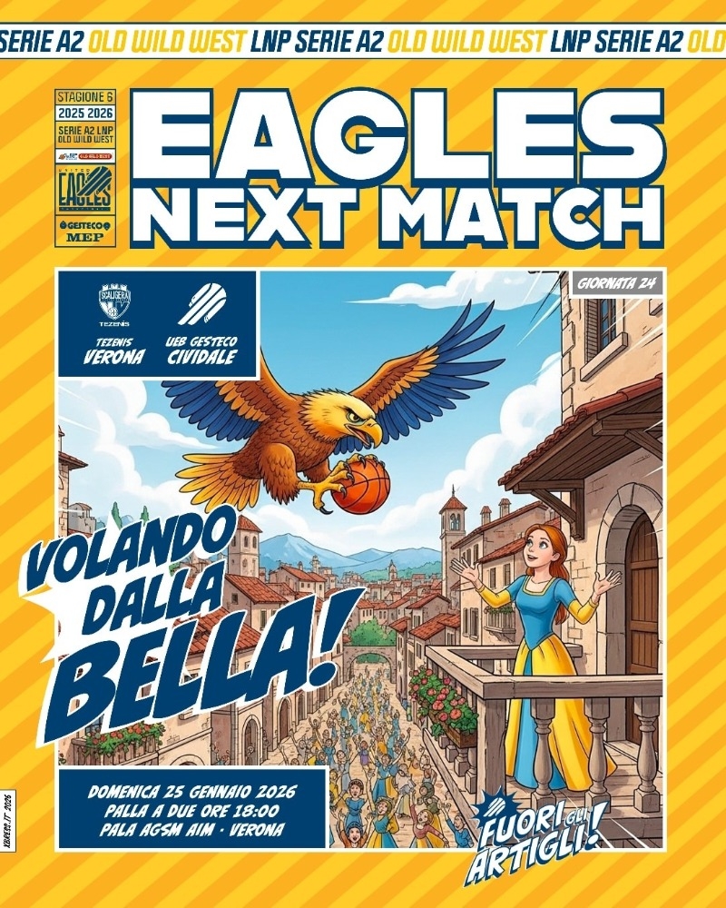 Eagle in trasfera a Verona