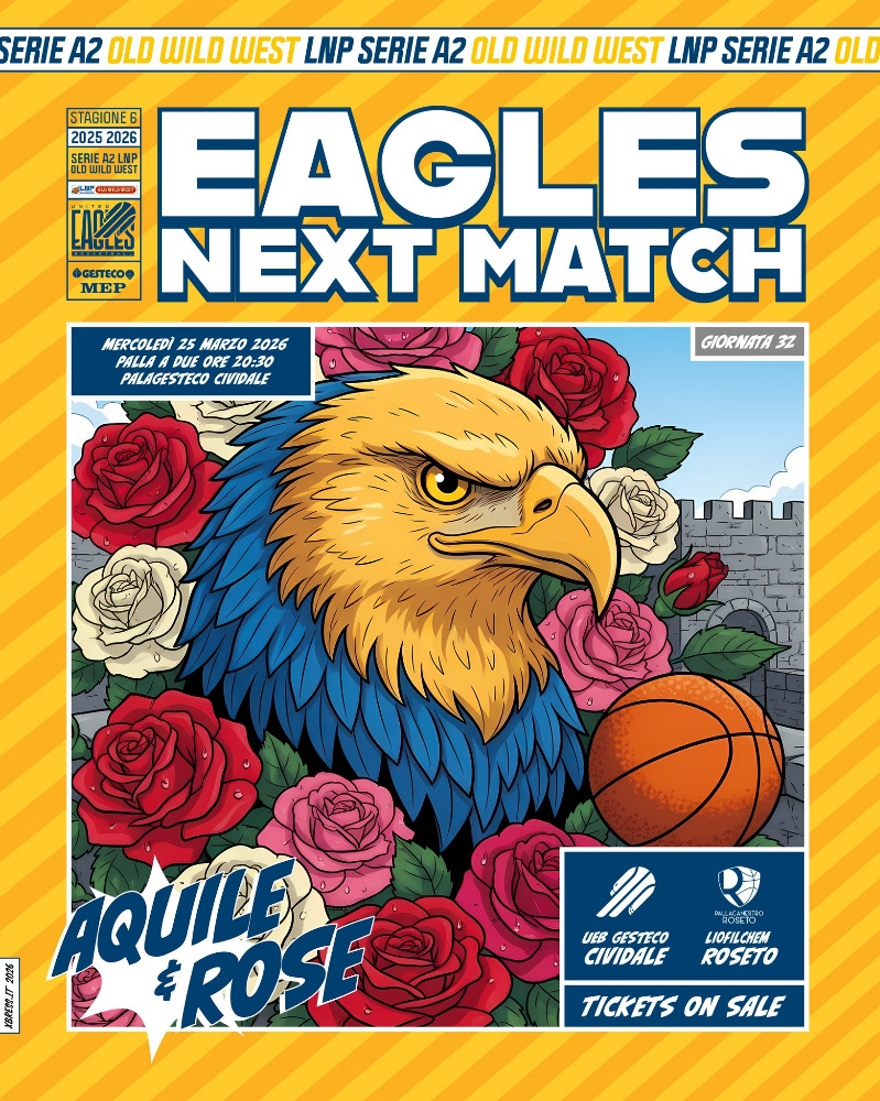 Le Eagles ritornano al Palagesteco e incontrano Roseto