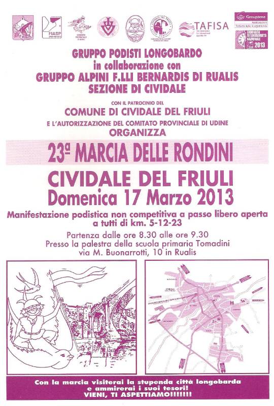 23° Marcia delle Rondini 23° Marcia delle Rondini