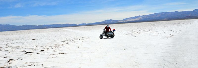 Ritorno da Santiago, in bicicletta e ''Vespeggiando'' in Sudamerica