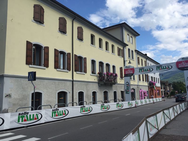 Giro d'Italia, il traguardo volante di San Pietro al Natisone Giro d'Italia, il traguardo volante di San Pietro al Natisone